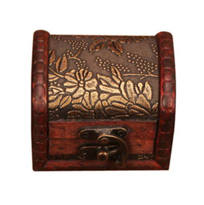 

〖Follure〗Wood Handmade Lock Box Storage Organizer Jewelry Bracelet Pearl Case Gift