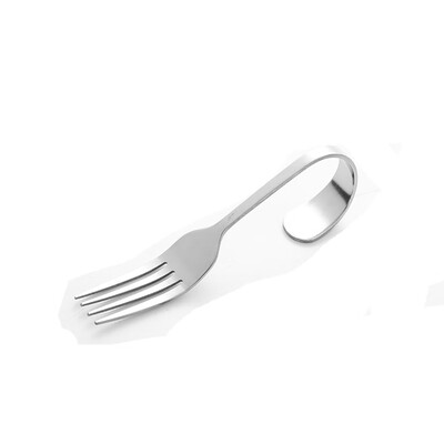 

Gobestart 1pcs Bending Bear Spoon Long Handle Spoons Flatware Drinking Tools Kitchen