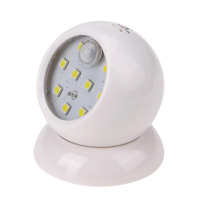 

9 LEDs 360 Rotation Night Light Portable Auto Human Motion Sensor Wall Lamp