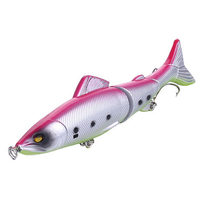 

1Pcslot 3D eyes Fishing Lure Pencil Hard Bait 130mm 18g Artificial Bait Multi Jointed Sections Wobblers Pesca Fish Tackle