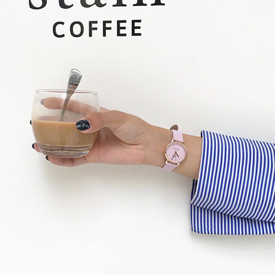 

Chic Windscreen Watch Female Restoration Literature&Art Sen Female Students Mini-compact Korean Mini-Ribbon Watch