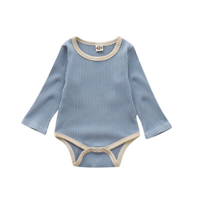

Newborns Infant Baby Bodysuit Long Sleeve Solid Kids Girls Boys Bodysuits Jumpsuit Newborn Baby Clothes