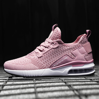 

Couple flying weaving female models large size sports shoes air cushion shoes casual breathable sports running mens shoes