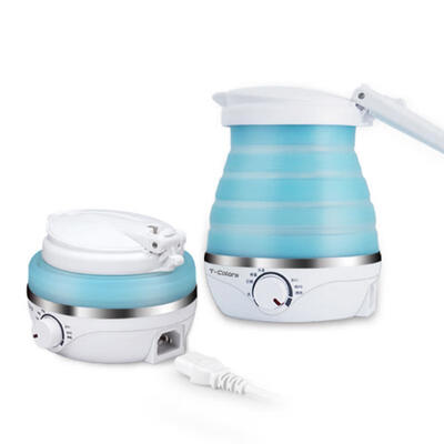 

T-Colors Portable Mini Folding Compressed Electric Kettles Travel Portable Pot 06L 680WUK PLUG
