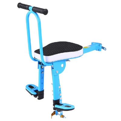 

Front Mount Child Bicycle Seat Kids Saddle Children Safety Front Seat Saddle Cushion with All-around Handrail for Mountain Bike
