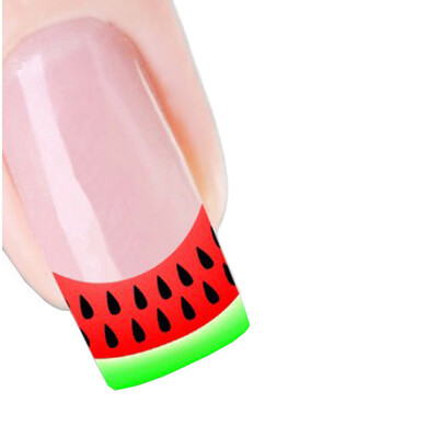 

Toponeto Watermelon Design Nail Tip Art Transfers Decal Sticker