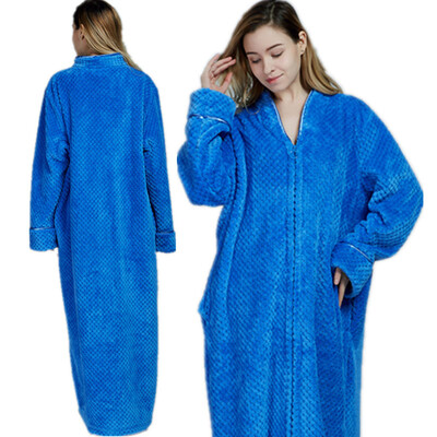 

Toponeto Fleece Ladies Soft Tie Front Dressing Gown Robe Long Marks&Spencer Robe