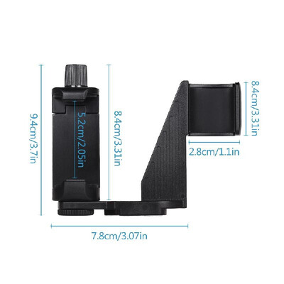 

YUNTENG Phone Holder Mount Adapter Bracket for DJI OSMO Pocket Accessories with 14inch Thread Black