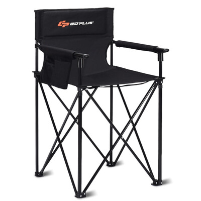 

Portable 38 Oversized High Camping Fishing Folding Chair