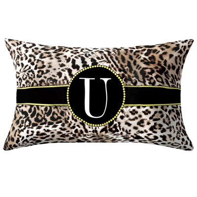 

〖Follure〗English Alphabet Pillow Print Cushion Flower Pillowcase Cover Room Decoration