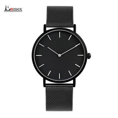 

Two - pin lightweight steel - woven wristwatch Simple Calendar Mystery Cold Watch