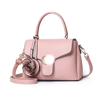 

Ladies bag 2019 spring new handbag flower fashion handbag simple shoulder diagonal package