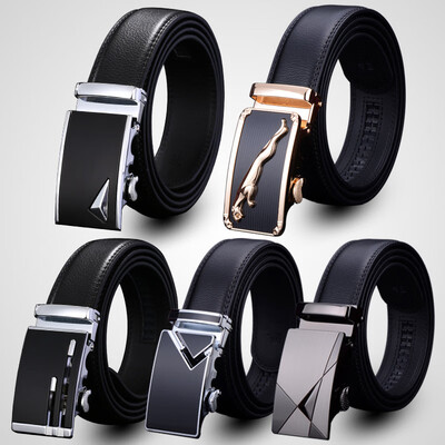 

Belt leather mens alloy automatic buckle head leather belt custom leather business gift belt manufacturers