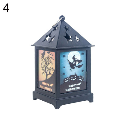 

Halloween Haunted House Pumpkin Witch LED Light Hanging Lamp Party Bar Decor