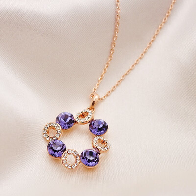 

Temperament fashion ladies short pendant clavicle chain