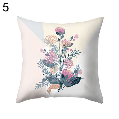 

Flower Sea Deer Throw Pillow Case Cushion Cover Sofa Bed Car Cafe Office Decor