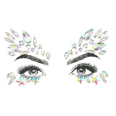 

〖Follure〗Face Gems Adhesive Glitter Jewel Tattoo Wedding Festival Rave Party Body Make Up