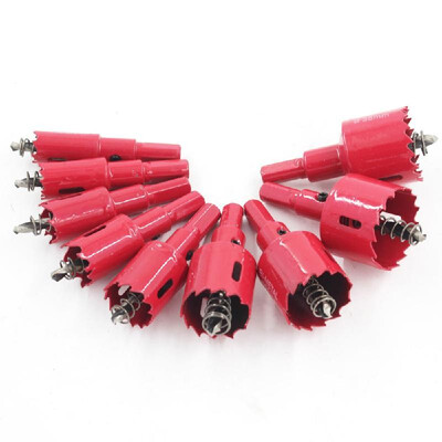 

9pcs 16-38mm Bi-Metal M42 Woodworking Metal PVC Plastic Plasterboard Hole Opener Wood Cutter Core Drill Bit