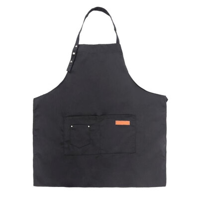 

Unisex Pure Pocket Long Waist Aprons Catering Chef Waiter Bar Kitchen Apron