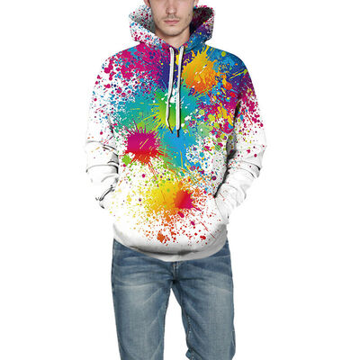 

3D Print Galaxy Pullover Hooded Sweatshirt Hoodies Big Pockets Adult Unisex Coat