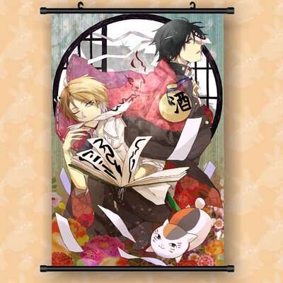 

Natsume Yuujinchou Wall Scroll Poster 24x16 inch Anime No Fading Fabric Hanging Painting for Home Decor Style 01