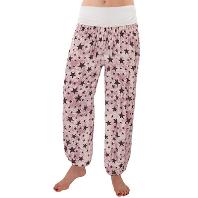 

Tailored Women Ladies Printed Loose Leg Pants Womens Casual Pants Harem Pants