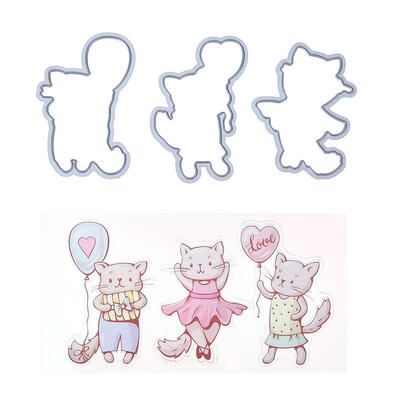 

Fox Transparent Stamps Metal Cutting Die Stencil Scrapbook Embossing Craft