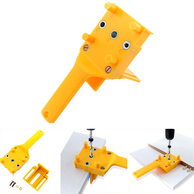 

〖Follure〗Handheld Woodworking Doweling Jig Drill Guide Wood Dowel Drilling Hole Saw
