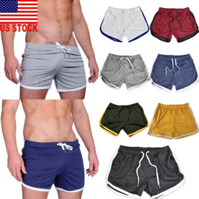 

US Men GYM Shorts Running Sport Casual Pants Trousers Quick Dry Trunks Swimwear
