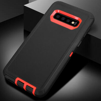 

Hybrid Armor Shockproof Rugged Phone Case PC&TPU Combo Protective Cover Case for Samsung Galaxy S10S10 PlusS10E
