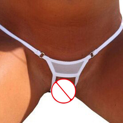 

Men Lingerie Low Rise Jockstrap Stretch Bikini G-string Backless Thong Briefs