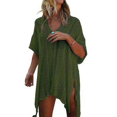 

Womens Summer Lace Crochet Bathing Suit Bikini Swimwear Cover Up Beach Dress