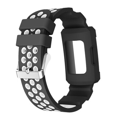 

〖Follure〗Silica gel Buckle Band Strap WatchbandBelt watch case for Fitbit charge 3
