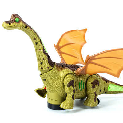

Tailored Light Up Dinosaur Electronic Walking Robot Roaring Interactive Dino Toy