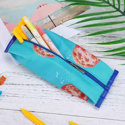 

Toponeto 1PC Cute Fruit Pencil Cases Pencil Bag Girls Stationery Office Mini Wallet Pouch