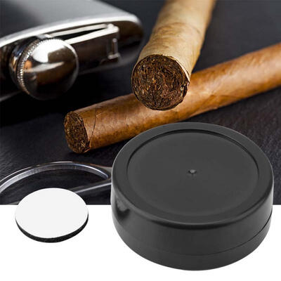 

Greensen Plastic Round Shape Humidifier Pocket Tobacco Cigar Humidor Accessory