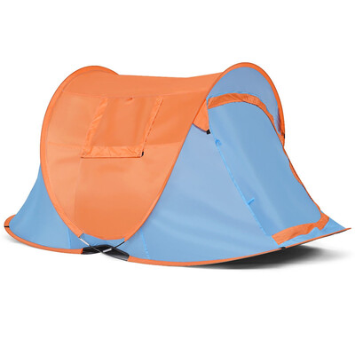 

Portable Water Resistant Automatic Pop-up Tent-Blue & Orange