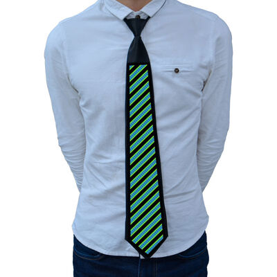 

New Creative Festival Party EL Tie Sound Activated LED Tie Flashing Necktie Glowing Dance Carnival Party Voice Control Glow Props