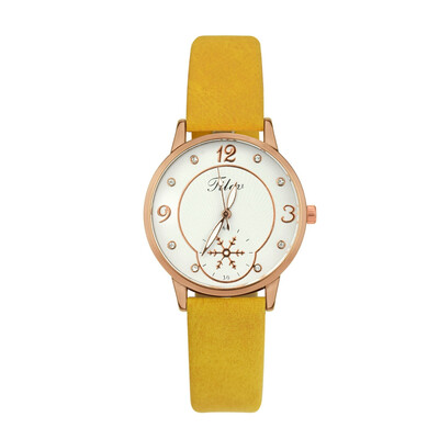 

RM Simple Style Fashion Casual Womens Watch Quartz Watch Leather Strap Watch