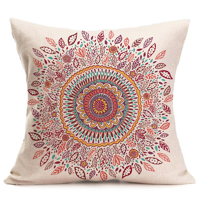 

Siaonvr New Bohemian Pattern Throw Pillow Cover Car Cushion Cover Pillowcase Home Decor