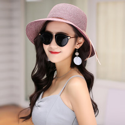 

Hat ladies summer Korean Beach Hat Beach Sun Hat Sun travel Hat fisherman Hat Joker straw hat