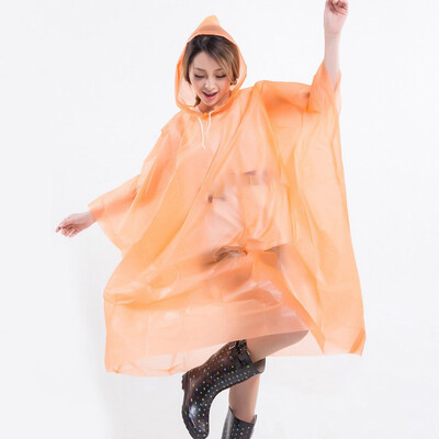 

Adult Unisex Disposable PEVA Raincoat Outdoor Portable Travel Hiking Thickening