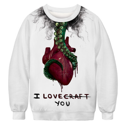 

Toponeto Mens Casual Scary Halloween 3D Print Party Long Sleeve Hoodie Top Blouse