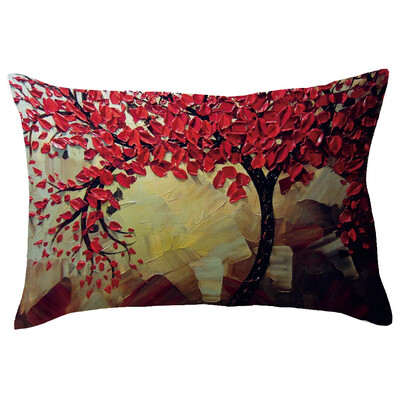 

Siaonvr Rectangle Pillow Cover Cushion Case Toss Pillowcase Hidden Zipper Closure