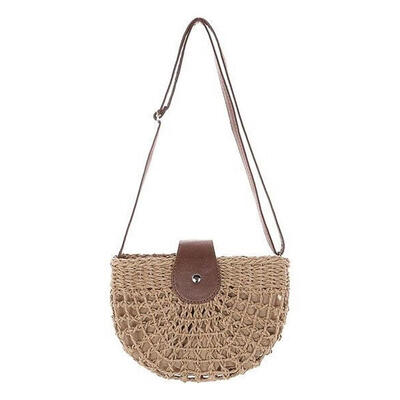 

Beach Woven Shoulder Crossbody Handbags Women Knitted Casual Messenger Bags
