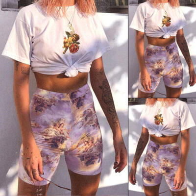 

Women Compression Shorts Sports Gym Yoga Fitness Running Exercise Pants Trousers