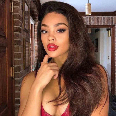 

〖Follure〗Fashion Synthetic Long Curly Hair Big Wave Gold Brown Gradient Natural Hair Wigs