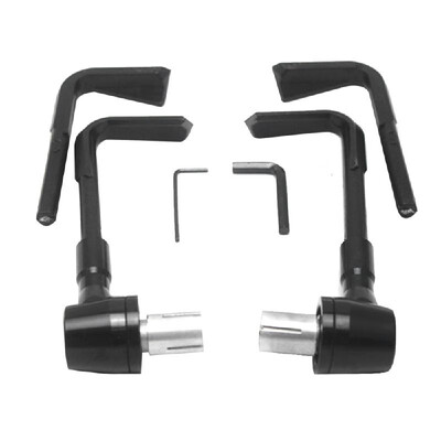 

Motorcycle modified hand brake handle protection CNC horn handles anti-fall horns dark