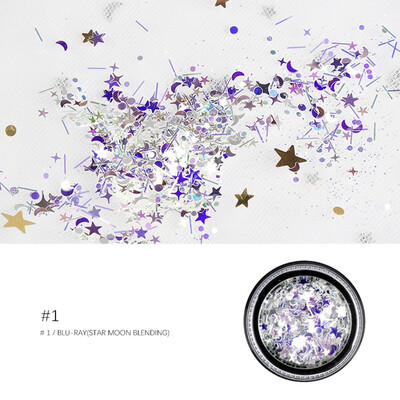 

Toponeto Chunky Glitter Mixed Flake Body Art Nail Hair Face Eye Shadow Body Makeup