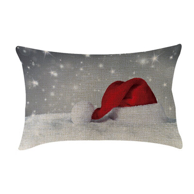 

〖Follure〗Christmas Sofa Bed Home Decoration Festival Pillow Case Cushion Cover20x12inch